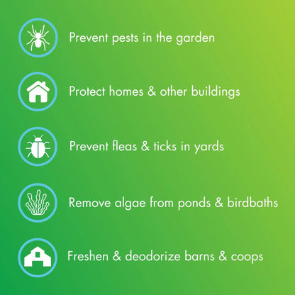 STEADREX Lime Insect Deterrent  | Monthly Insect Barrier | Multi-Purpose Natural Repellent for Outdoors | Deters Ants, Ticks, Fleas & Others - 100G