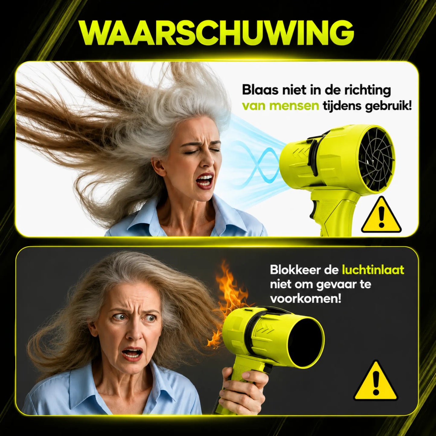 STEADREX R3 Pro Draadloze Bladblazer met Krachtige TurboVentilator, Borstelloze Motor van Zuiver Koper, Inclusief Accu – Superkrachtige Jetblower