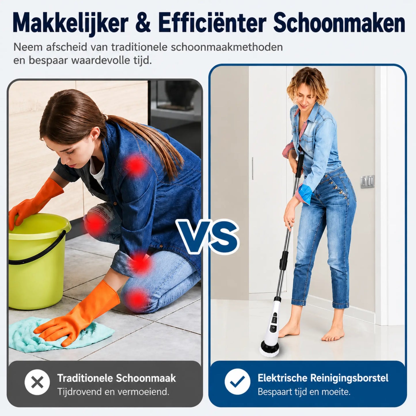 STEADREX™ PowerScrub Elektrische Schoonmaakborstel
