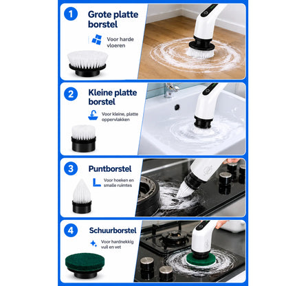 STEADREX™ PowerScrub Elektrische Schoonmaakborstel