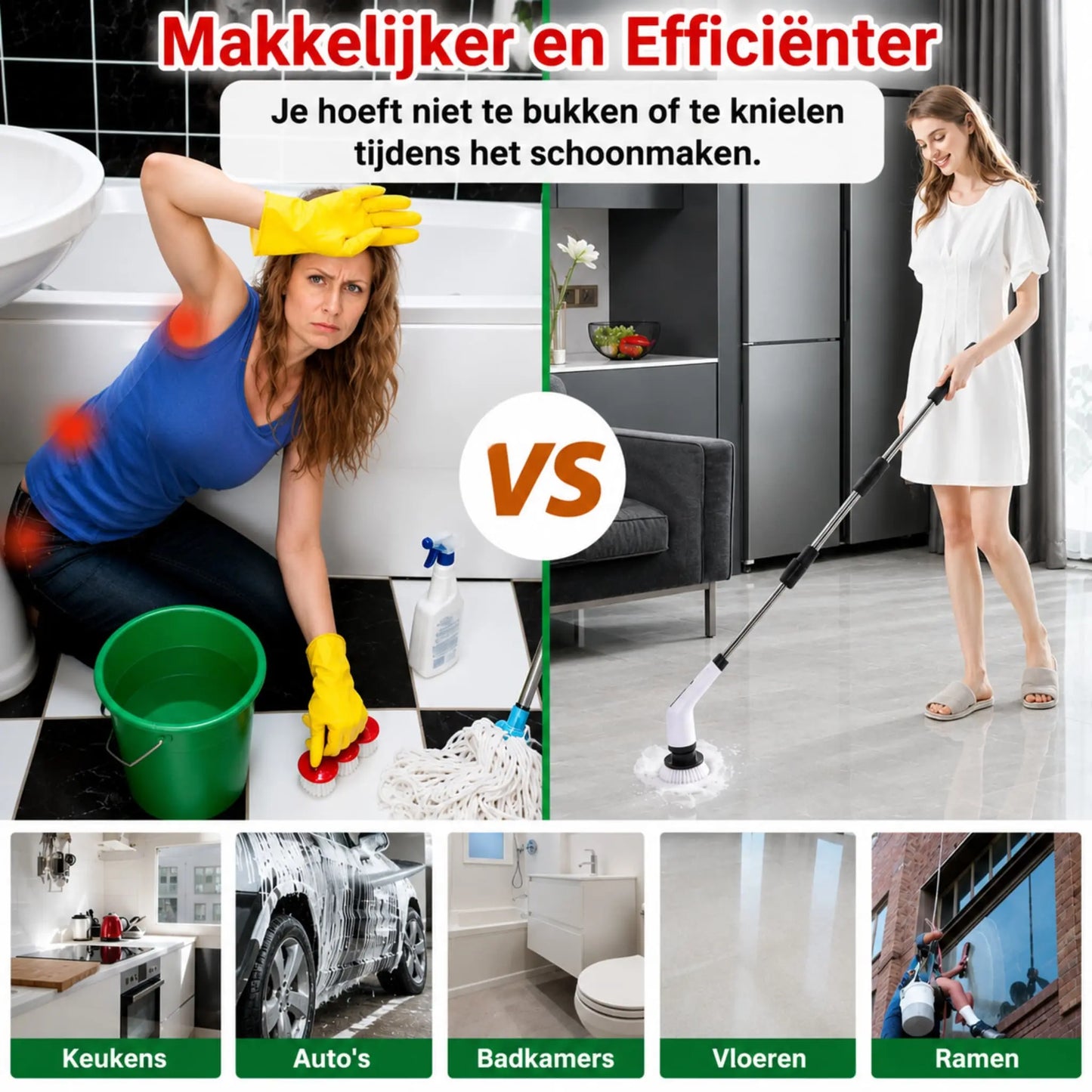 STEADREX™ PowerScrub Elektrische Schoonmaakborstel