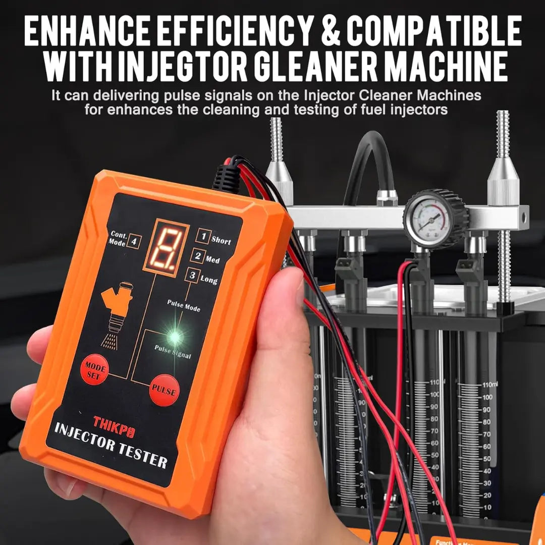 Steadrex Fuel Injector Tester & Cleaner Kit — 8 Pulse Modes, Dual Channel, Tests 2 Injectors Simultaneously