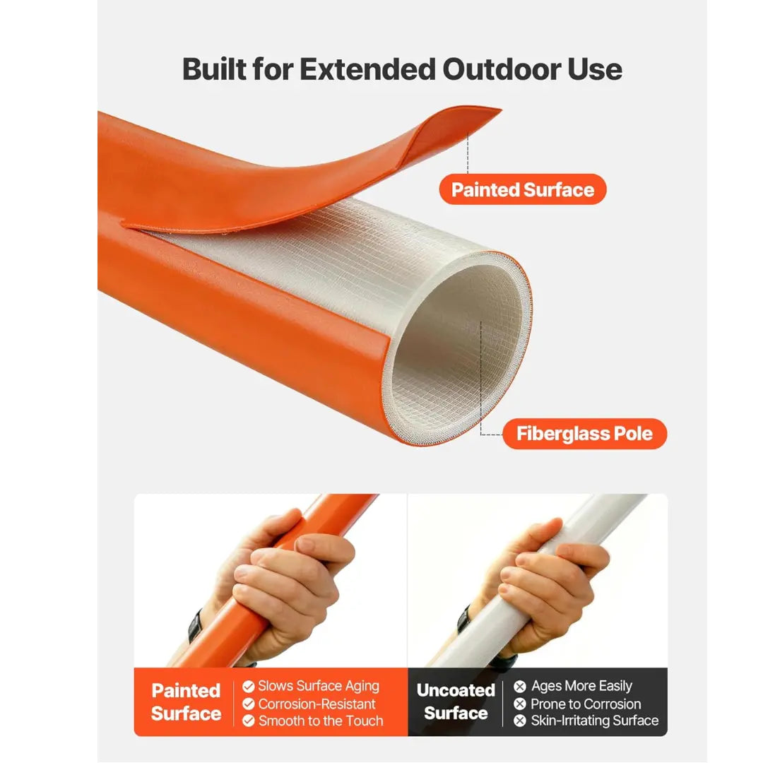 Steadrex GXJ995 Manual Pole Saw 7.3ft-30ft Pole Saw & Branch Trimmer