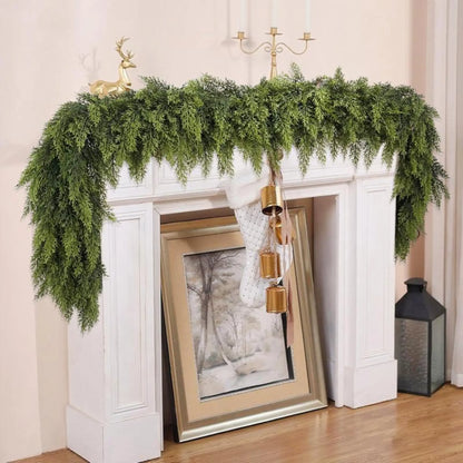 2 Pack Forever Fresh Cedar Garland – Real-Touch 6FT
