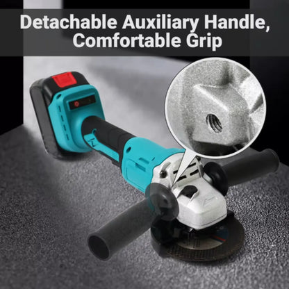 Kit de amoladora angular inalámbrica sin escobillas Steadrex R7, 2 discos de esmerilado, 10 discos de corte para cortar y pulir + 🎁 cargador de batería GRATIS