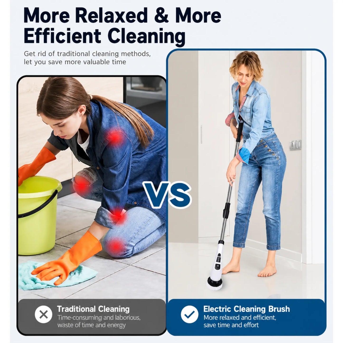 STEADREX™ PowerScrub Electric Spin Scrubber