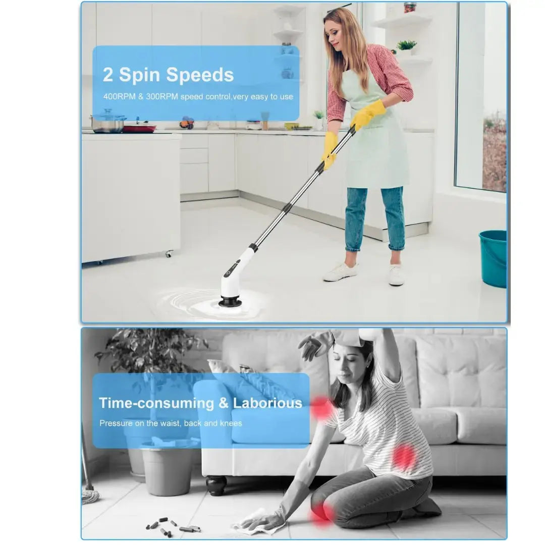 STEADREX™ PowerScrub Electric Spin Scrubber