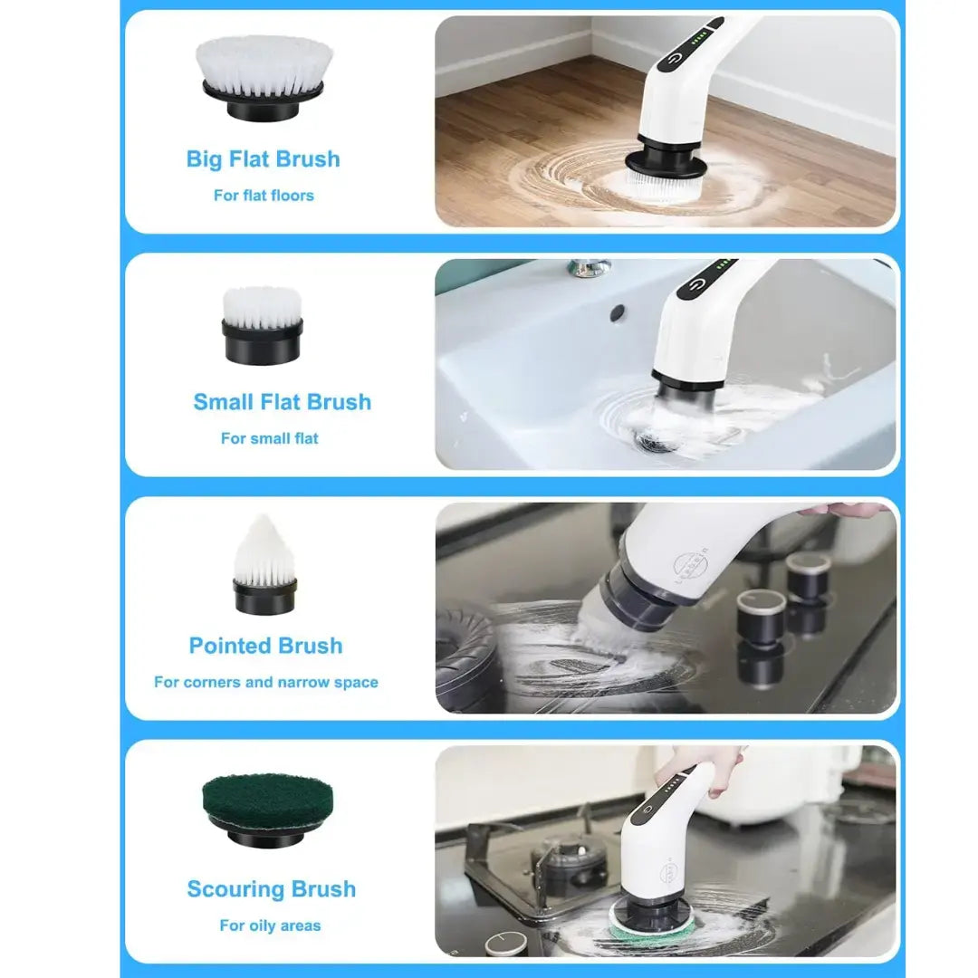 STEADREX™ PowerScrub Electric Spin Scrubber