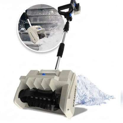 Steadrex X20 SERIES Electric Snow Shovel 900W Brushed Motor 20V Cordless Snow Blower Powered Handheld Snow Thrower + FREE BATTERY + FREE CHARGER