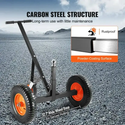 STEADREX 40225 Trailer Dolly with 12" Pneumatic Tires - 600 Lb. Maximum Capacity