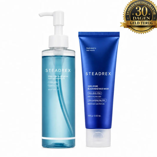 STEADREX Facial Cleanser Zero Foam Cleanser | Daily Gentle Cleansing Foam for Sensitive Skin | Excess Sebum Control, Hydration, Pore Minimization | Korean Skincare, 4.23 oz