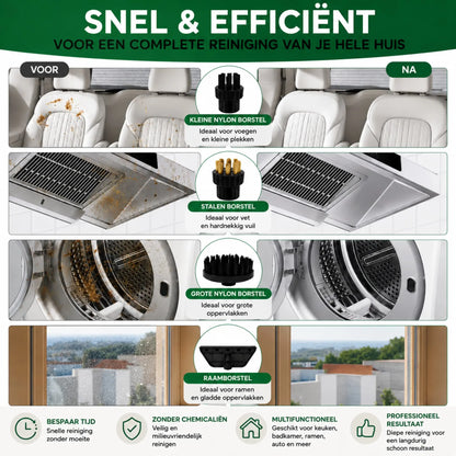 STEADREX 2500W hogedruk-stoomreiniger met hoge temperatuur voor huishoudelijke airconditioners, afzuigkappen, auto- en vloerreiniging.