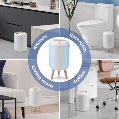 Steadrex™ – Touchless Smart Trash Can with Nordic Design